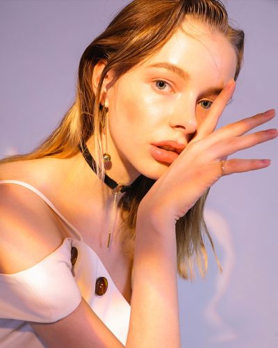 Double Crossed Choker Necklace