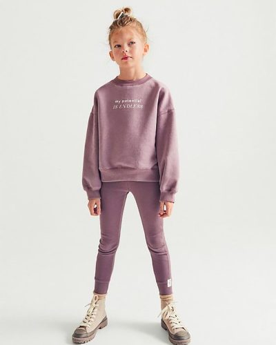 Printed surplice blouse